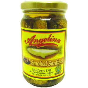 Angelina Smoked Sardines in Corn Oil