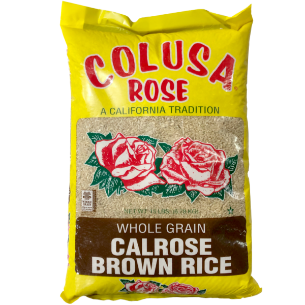 Colusa Calrose Brown Rice 15 Lbs Asian Commodities Llc